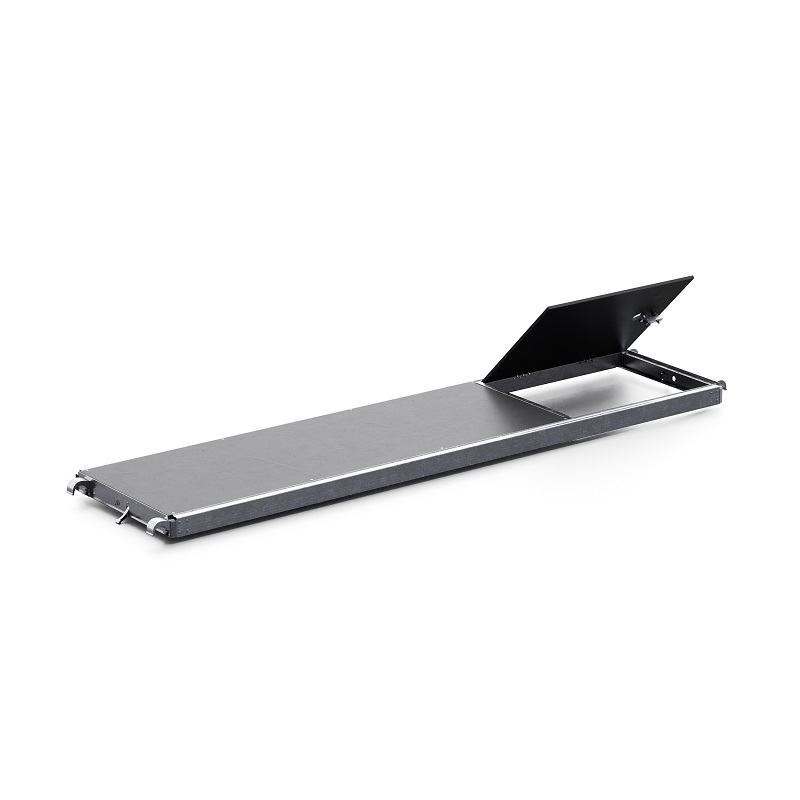 lichtgewicht platform 180 cm  met luik
